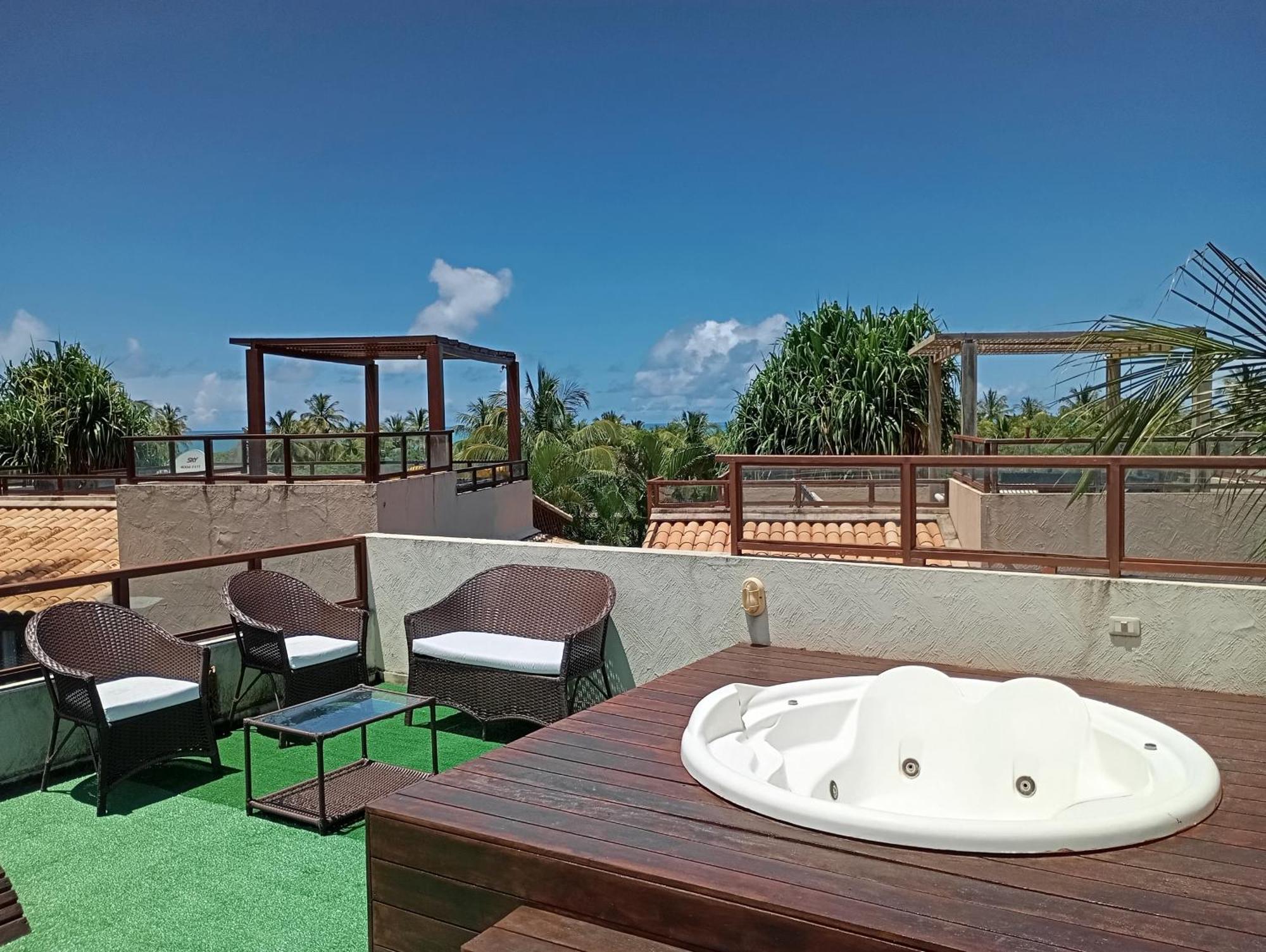 Pipa Beleza Spa Resort_Chale Duplex/Jacuzzi Praia de Pipa エクステリア 写真